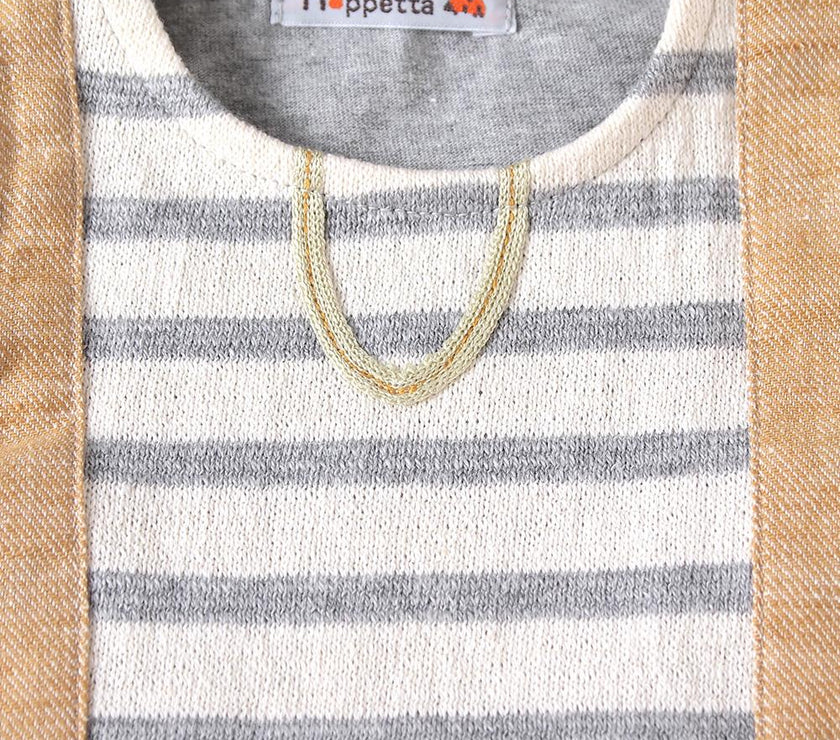 Hoppetta Rompers for Boys -Gray | Little Baby.