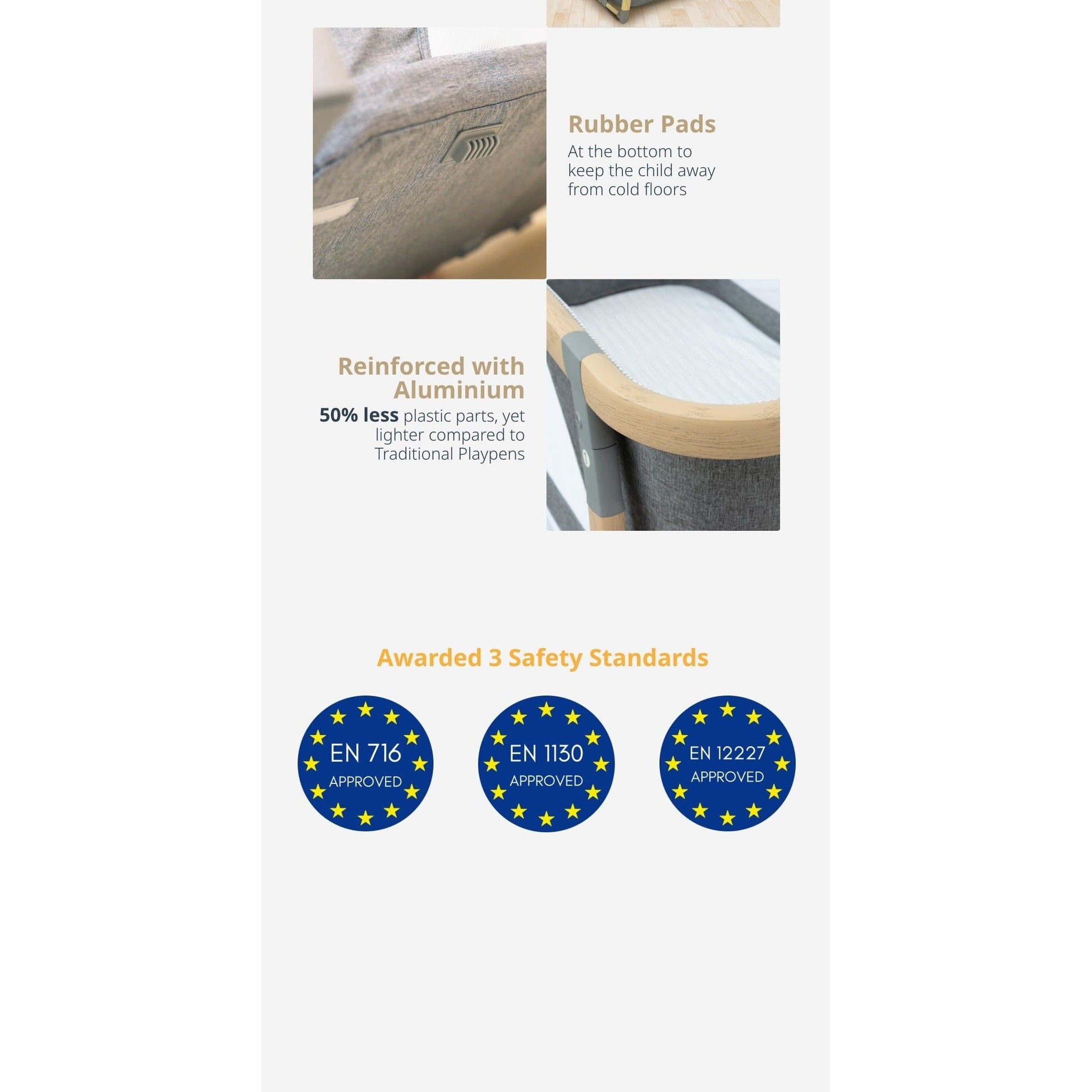 Beblum Luna 3-in-1 Travel Playpen-10