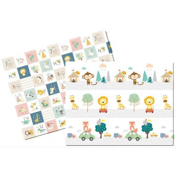 Lucky Baby Tell Me A Story™ Educative XPE Dual Mats - Safari/ABC (15mm)