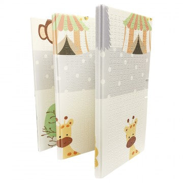 Lucky Baby Tell Me A Story™ Educative XPE Dual Foldable Mats - Safari/ABC (10mm)-5