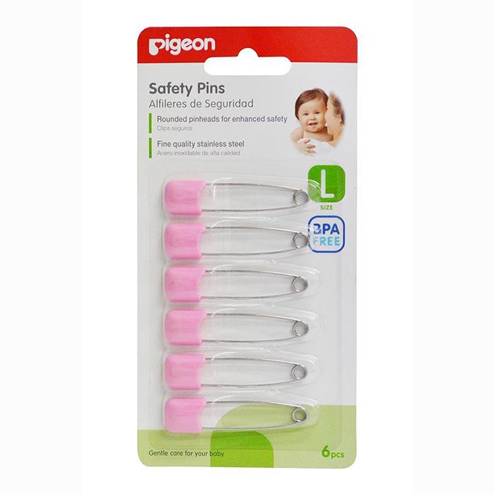 Pigeon Safety Pin (L) - 6 PC | Little Baby.