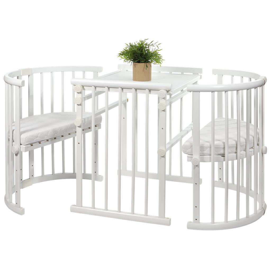 [Bundle] Beblum Sam Crib Convertible Baby Cot