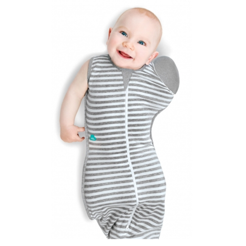 Love to Dream Swaddle UP 50/50 - Grey Stripe | Little Baby.