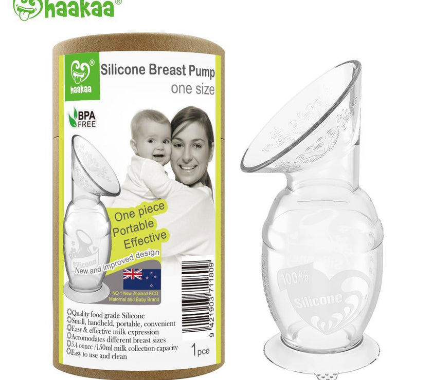 Haakaa Gen 2 Silicone Manual Breast Pump, 150ml (New w/ Suction Base) | Little Baby.