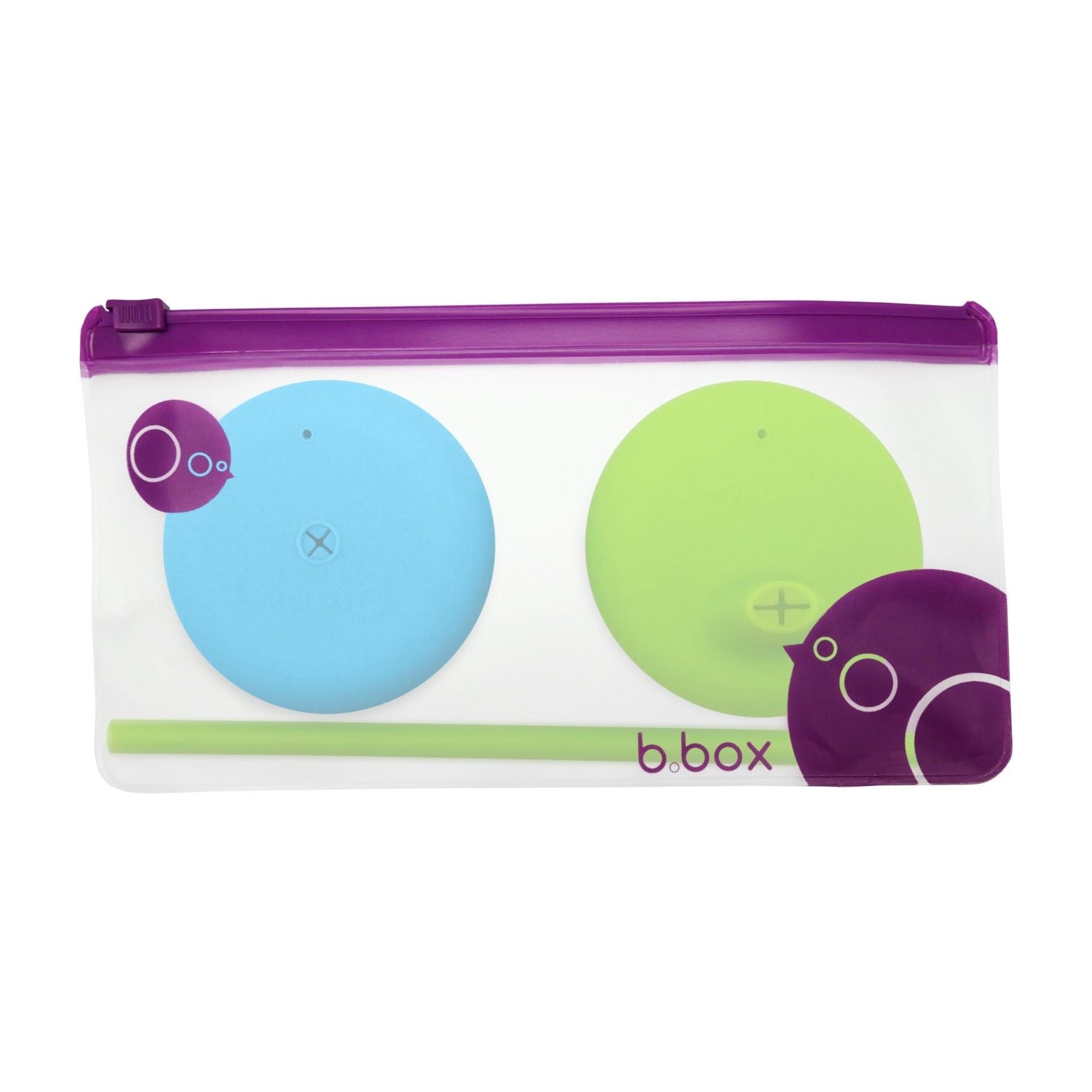 B.Box Silicone Lids Travel Pack - Ocean Breeze (Online Exclusive) | Little Baby.