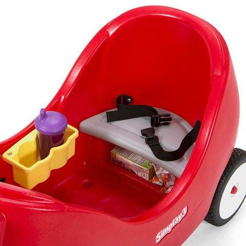 Simplay3 High Back Wagon (Red) | Little Baby.