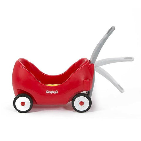 Simplay3 High Back Wagon (Red) | Little Baby.