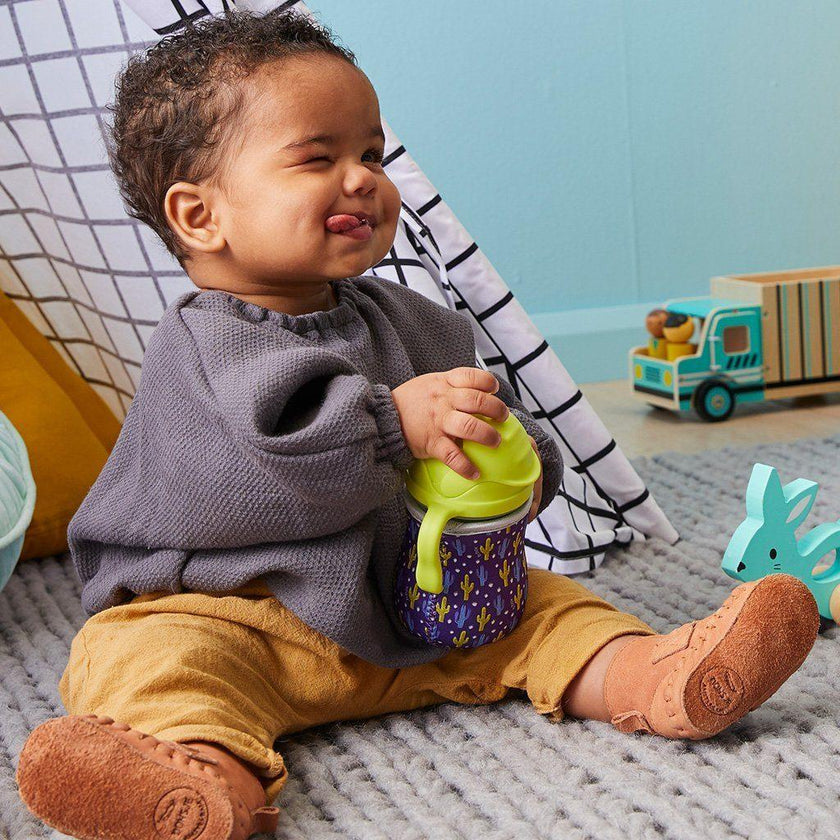 B.Box Sippy Cup Neon - Pineapple (NEW Upgraded 2019) | Little Baby.