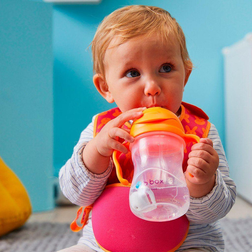 B.Box Sippy Cup Neon - Pineapple (NEW Upgraded 2019) | Little Baby.