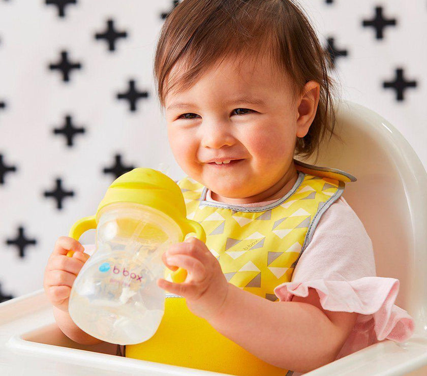 B.Box Sippy Cup Neon - Pineapple (NEW Upgraded 2019) | Little Baby.