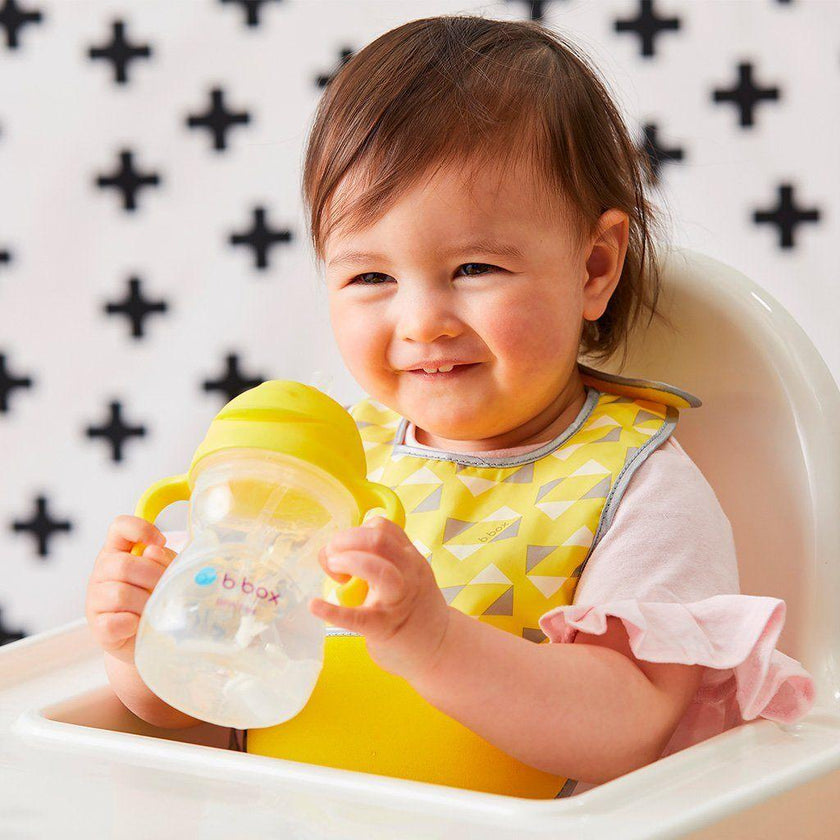 B.Box Sippy Cup Neon - Pineapple (NEW Upgraded 2019) | Little Baby.