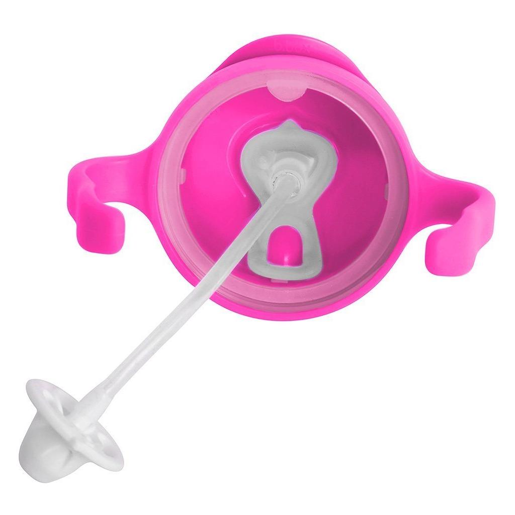 B.Box Sippy Cup Neon - Pink Pomegranate (NEW Upgraded 2019) | Little Baby.