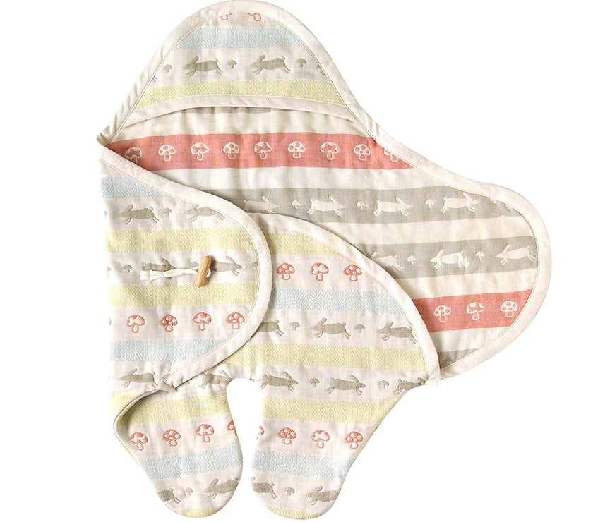 Hoppetta Lapin Lapin 6-fold Gauze with Footstopper | Little Baby.