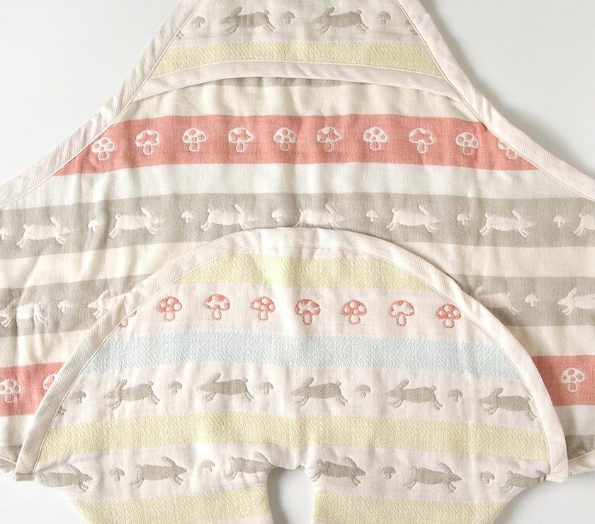 Hoppetta Lapin Lapin 6-fold Gauze with Footstopper | Little Baby.
