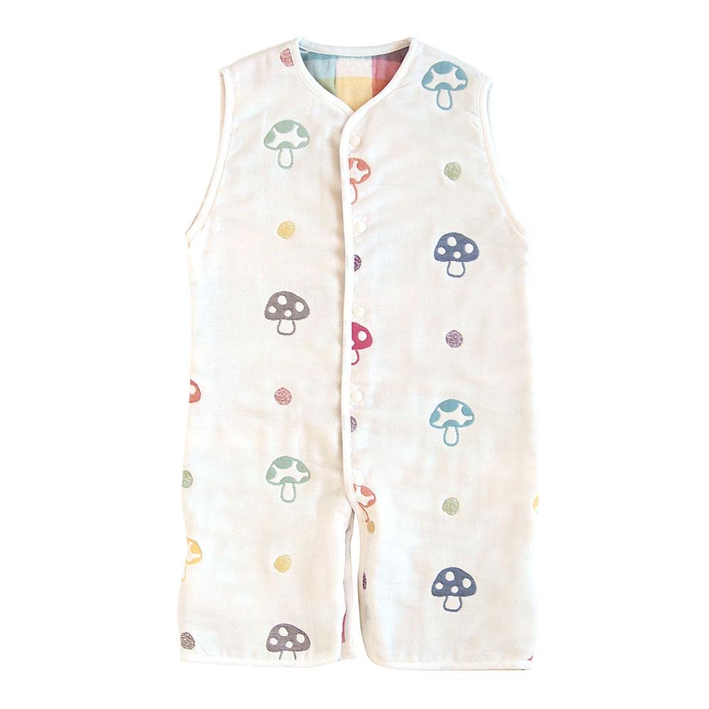 Hoppetta Champignon 6 Layer Gauze 3 way Sleeping Vest | Little Baby.