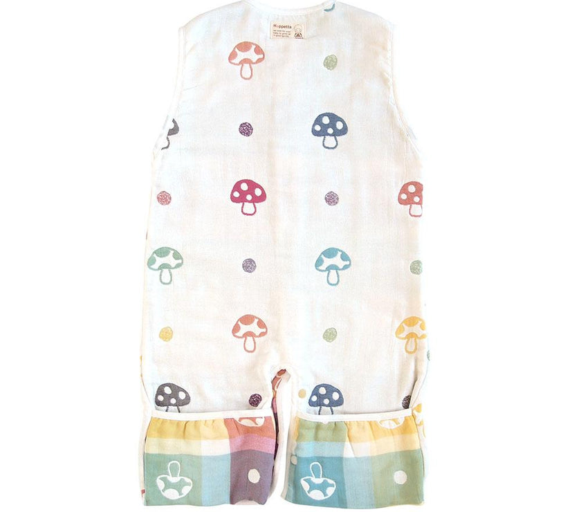 Hoppetta Champignon 6 Layer Gauze 3 way Sleeping Vest | Little Baby.