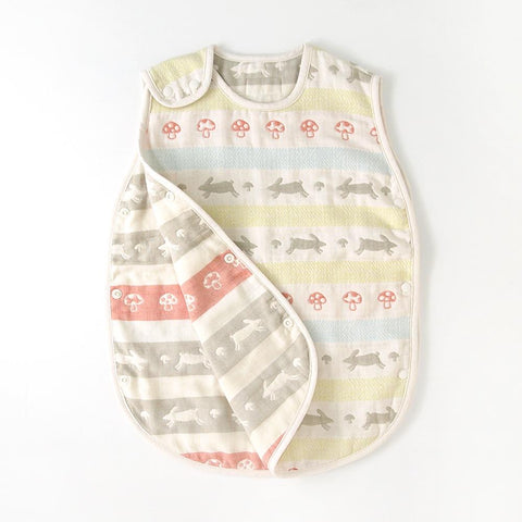 Hoppetta Lapin Lapin 6-fold Gauze Sleeping Vest for Toddler Kids | Little Baby.