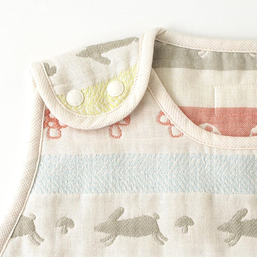 Hoppetta Lapin Lapin 6-fold Gauze Sleeping Vest for Toddler Kids | Little Baby.