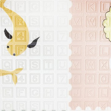 Lucky Baby Tell Me A Story™ Educative XPE Dual Foldable Mats - Safari/ABC (10mm)-10