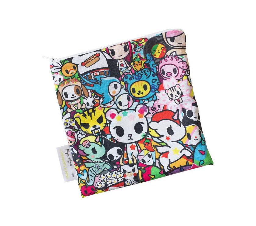 Itzy Ritzy SNACK HAPPENS™ REUSABLE SNACK BAGS - TOKIDOKI COLLECTION | Little Baby.