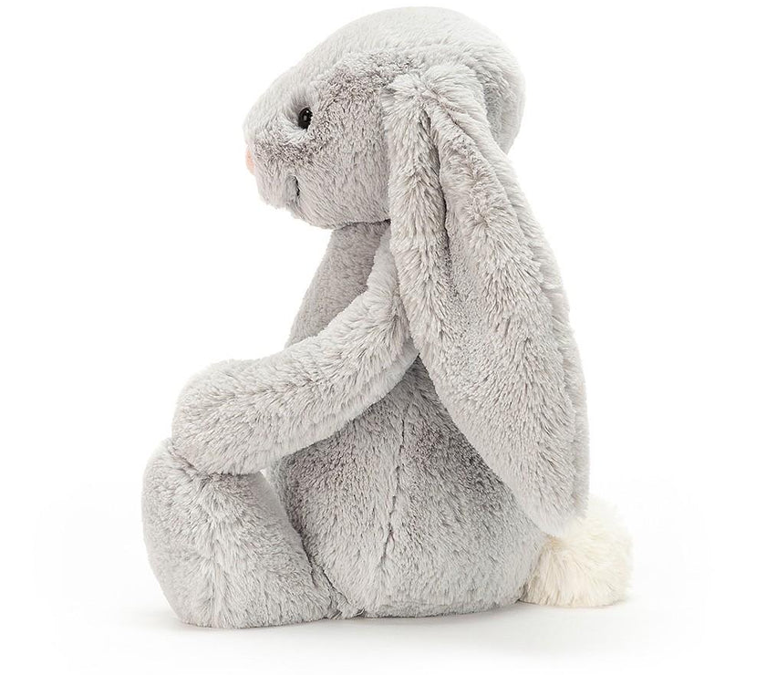 JellyCat Bashful Silver Bunny Soft Toy - Large H36cm | Little Baby.