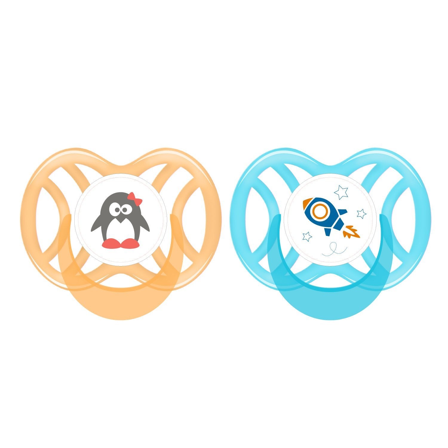 PUR Ventilated Symmetric Silicone Soother : 6 months+ | Little Baby.