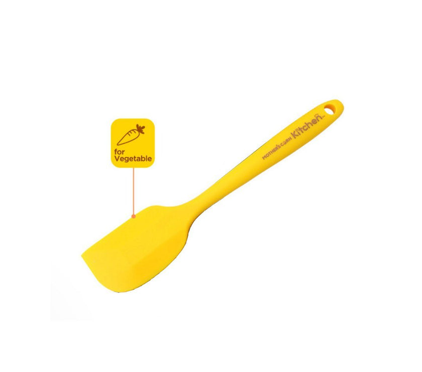 Mother's Corn Silicone Mini Spatula Yellow | Little Baby.
