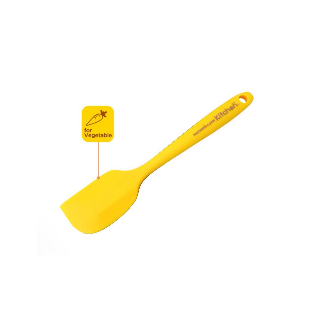 Mother's Corn Silicone Mini Spatula Yellow | Little Baby.