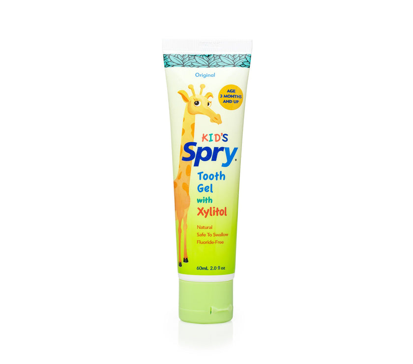 Spry Kid's Fluoride-Free Tooth Gel with Xylitol - Original Flavour	60ml | Little Baby.