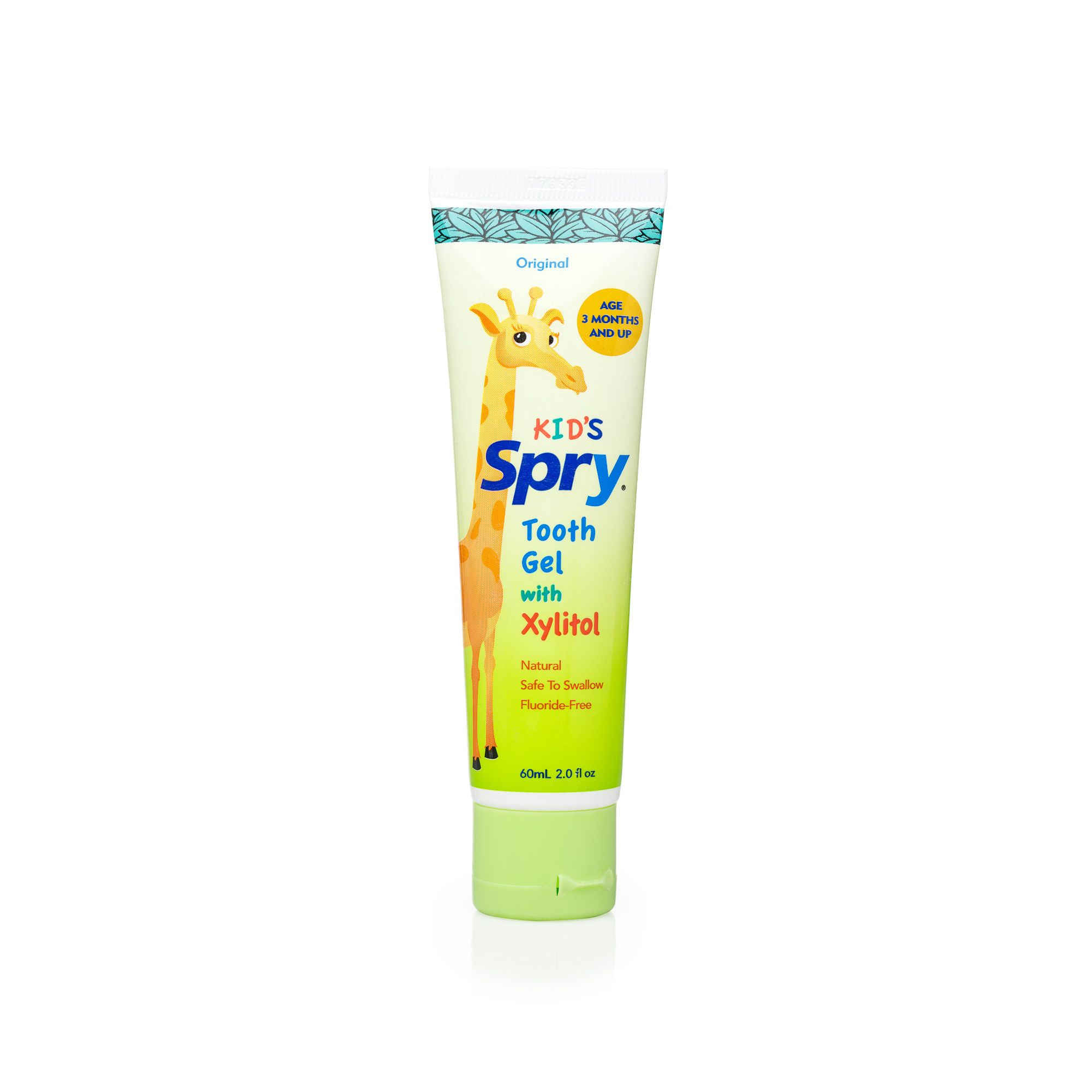 Spry Kid's Fluoride-Free Tooth Gel with Xylitol - Original Flavour	60ml | Little Baby.
