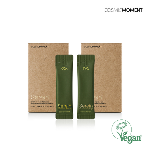 Cosmic Moment - Serein Anti Hair Loss Shampoo + Conditioner Vinegar (Vegan Certified) Complete Set | Little Baby.