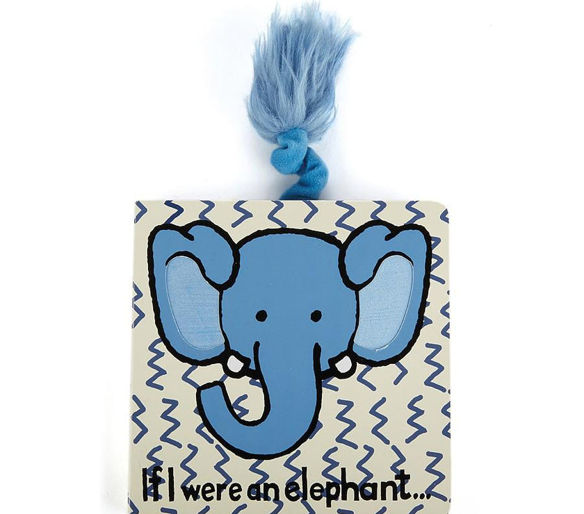 JellyCat If I Were An Elephant Board Book | Little Baby.