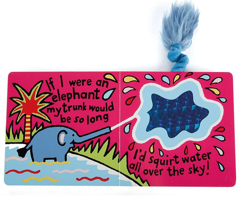 JellyCat If I Were An Elephant Board Book | Little Baby.