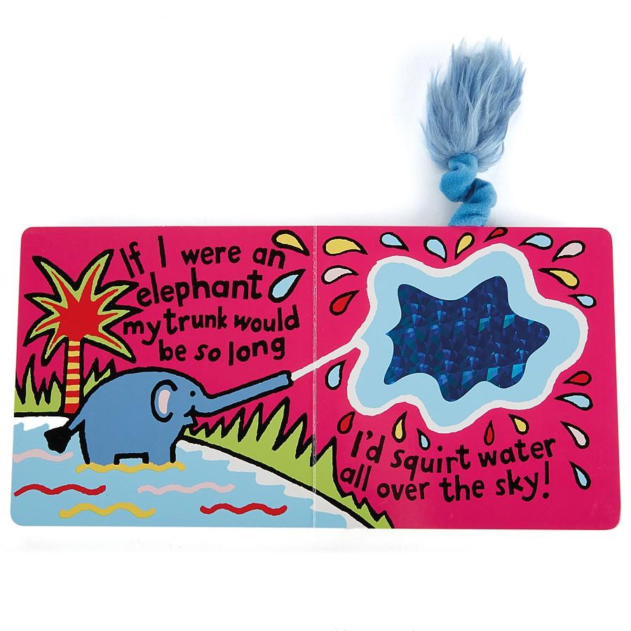 JellyCat If I Were An Elephant Board Book | Little Baby.