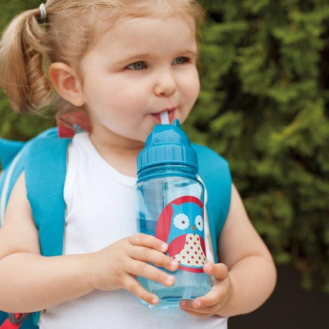 Skip Hop Zoo Straw Bottle - Owl | Little Baby.