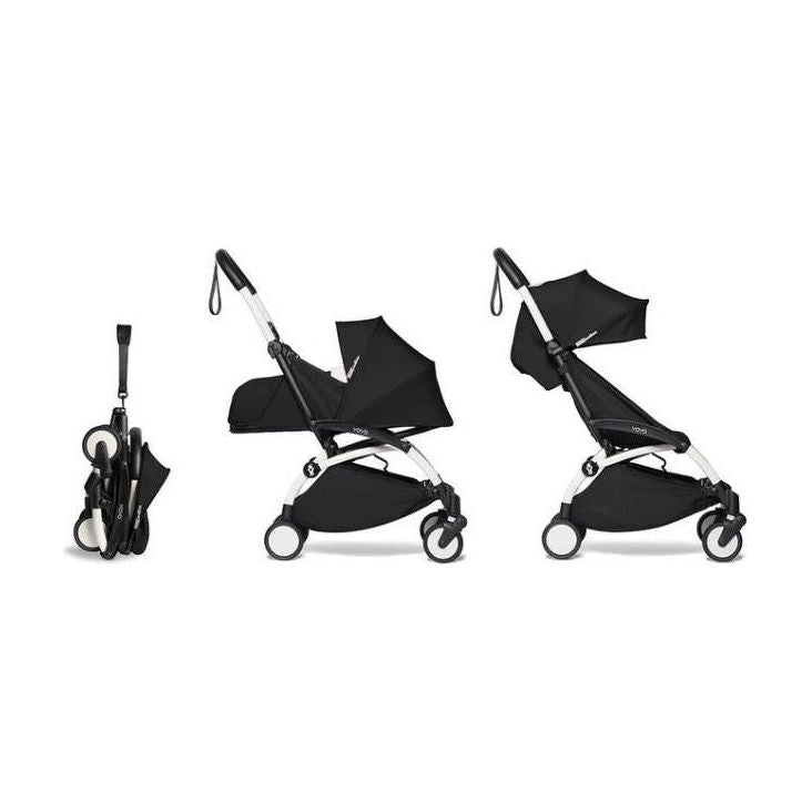 BABYZEN YOYO² stroller - Black bundle (fabric pack with frame) | Little Baby.