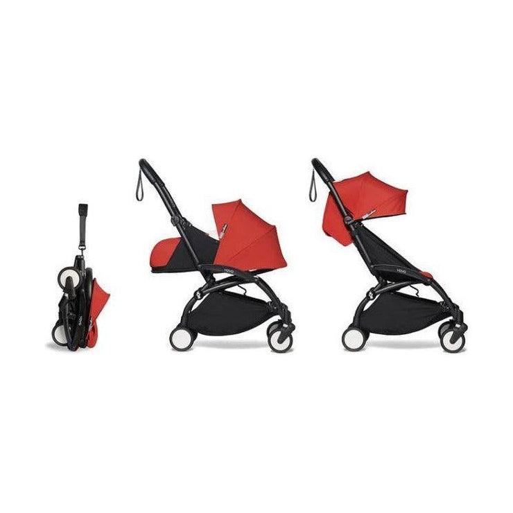 BABYZEN YOYO² stroller - Red bundle (fabric pack with frame) | Little Baby.