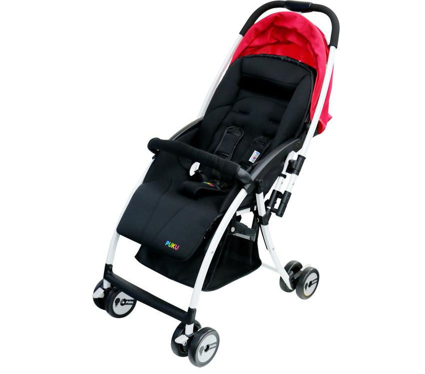 PUKU Color Light Weight Stroller (Pink) | Little Baby.