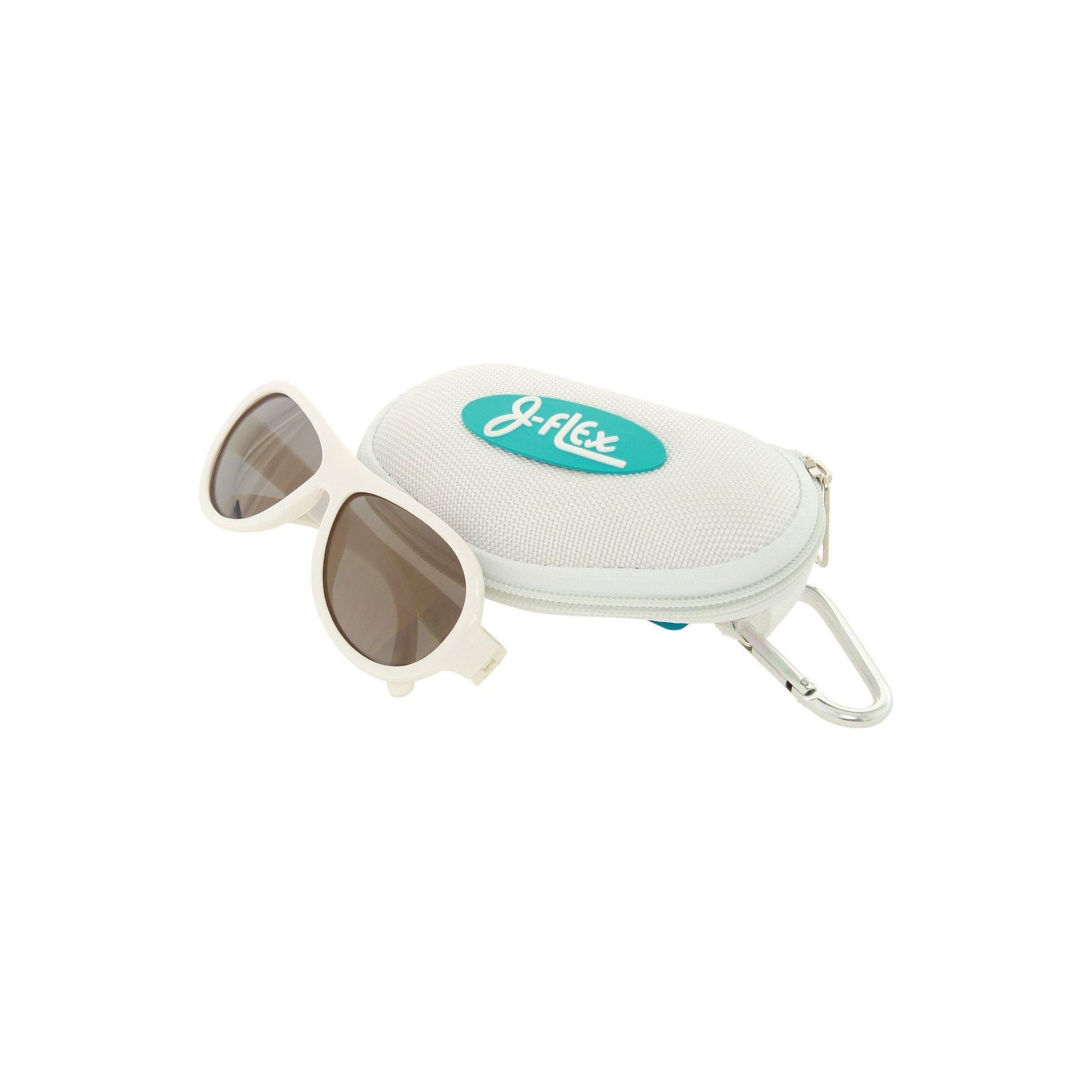 J-Flex Ultra Flexible Kids Polarized Sunglasses (Marshmallow White) | Little Baby.