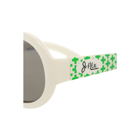J-Flex Ultra Flexible Kids Polarized Sunglasses (Marshmallow White) | Little Baby.