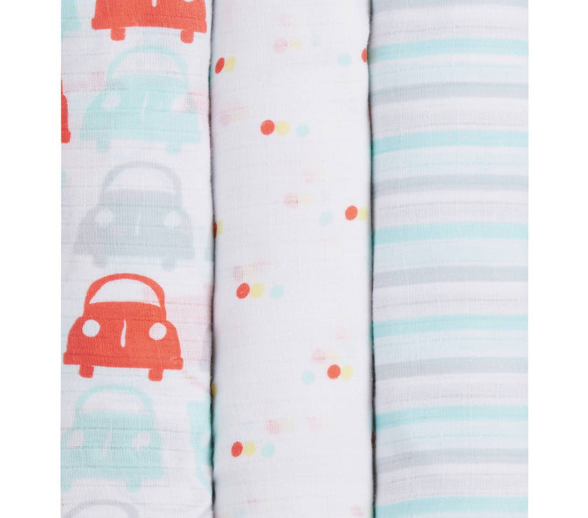 Ideal Baby by the Makers of Aden + Anais Swaddles 3 Pack - Road Trip | Little Baby.