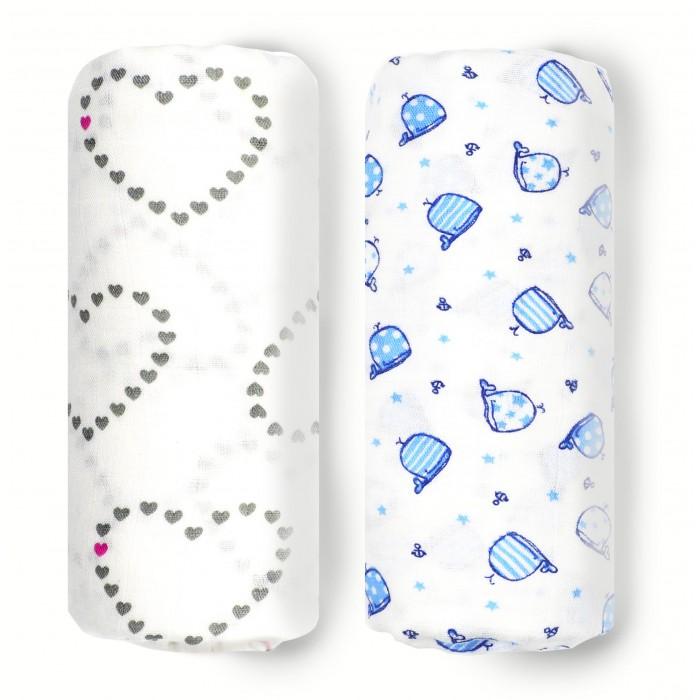 Lunavie Organic Bamboo Swaddle (2Pcs) - 3 Design | Little Baby.