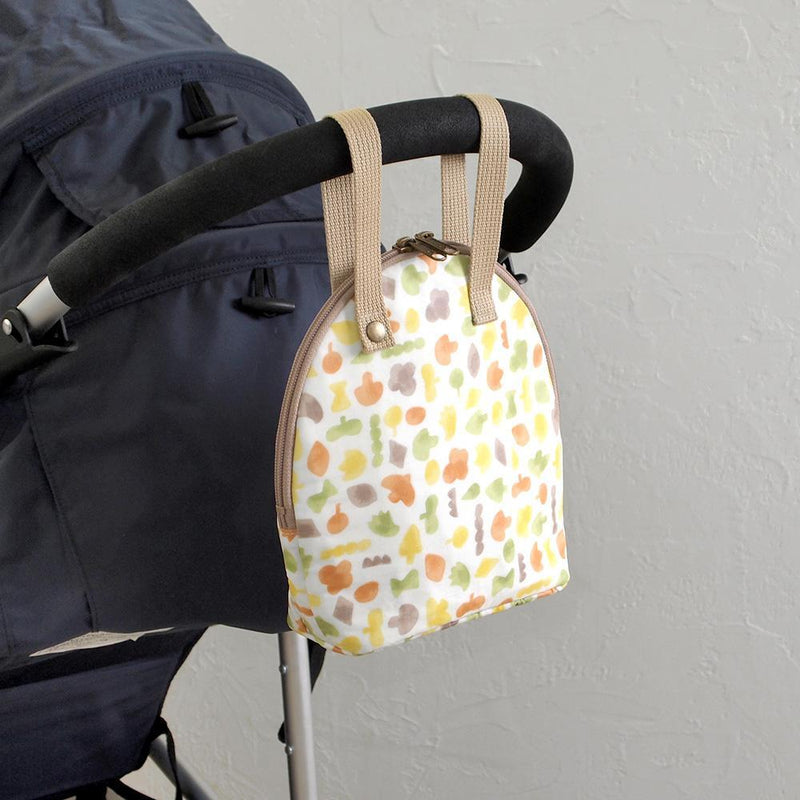 Hoppetta Polka Mug Pouch Thermal Bag - Brown | Little Baby.