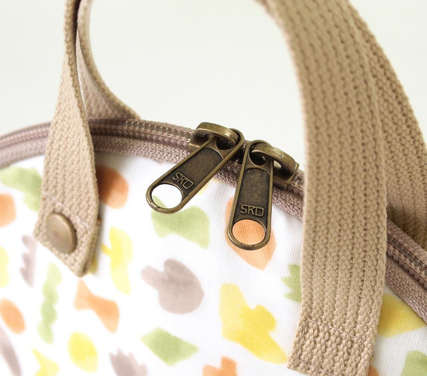 Hoppetta Polka Mug Pouch Thermal Bag - Brown | Little Baby.