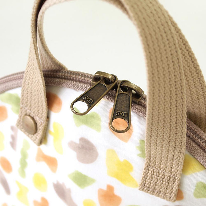 Hoppetta Polka Mug Pouch Thermal Bag - Brown | Little Baby.