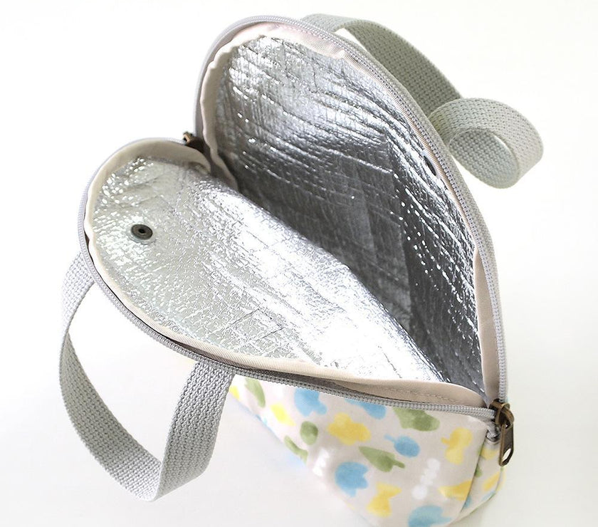 Hoppetta Polka Mug Pouch Thermal Bag - Green | Little Baby.