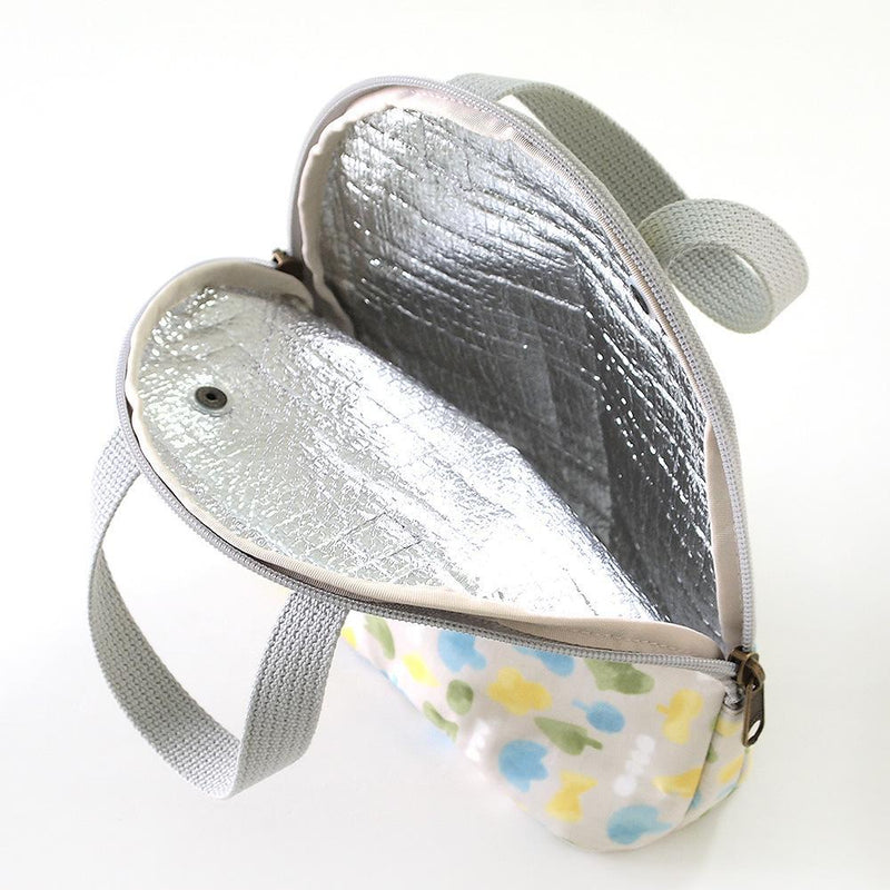 Hoppetta Polka Mug Pouch Thermal Bag - Green | Little Baby.