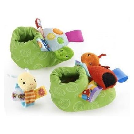 Taggies Toes and Wristies Set - Green | Little Baby.