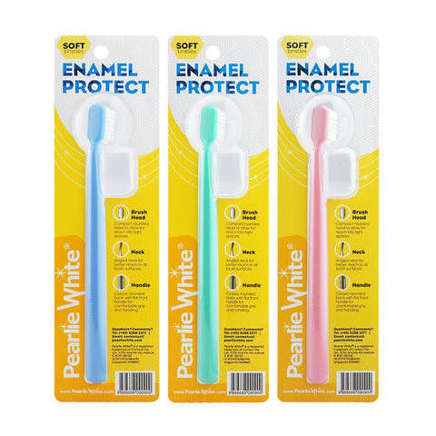BrushCare Enamel Protect Adult Soft Toothbrush Triple Pack | Little Baby.