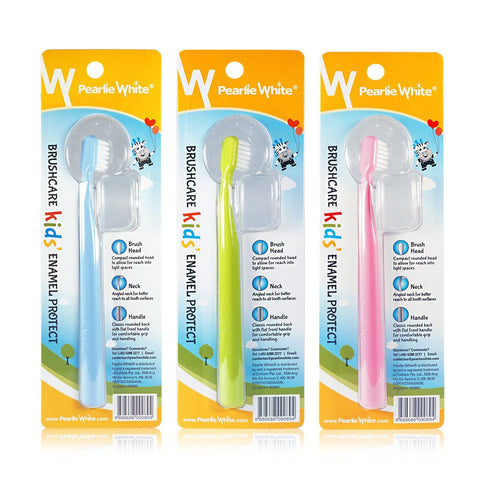 BrushCare Enamel Protect Kids Extra Soft Toothbrush Triple Pack | Little Baby.